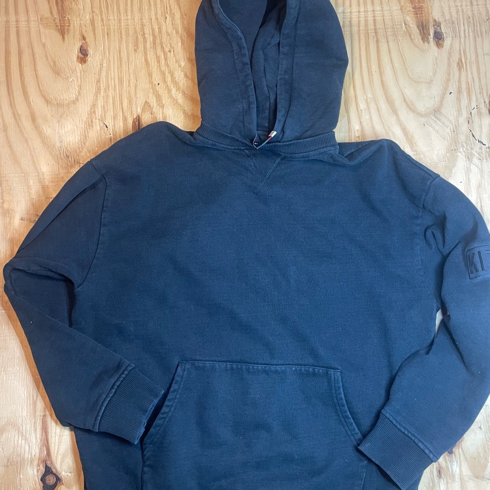Kith navy Blue Hoodie Sz S